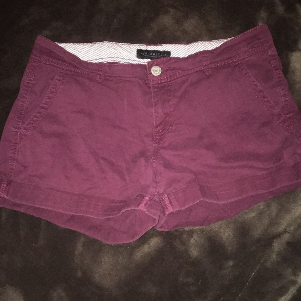 Maroon shorts